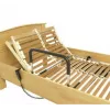 Height-adjustable bed rail for medical bed support