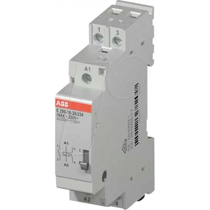 ABB E290-16-20 - Impulse Relay, 2-pin, 2 Normally Open Contact (E290-16-20)