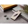 Smartphone case man and wood for iPhone XS Max Indian Black