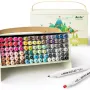 Double-sided marker pens power plant ARRTX Alp, 90 colours, dual tip set