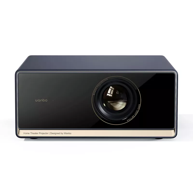 WANBO projector X5 Pro — 1100 ANSI lumens, LCD, 1080p (1920x1080), 16:9, HDR10, Google TV, blue