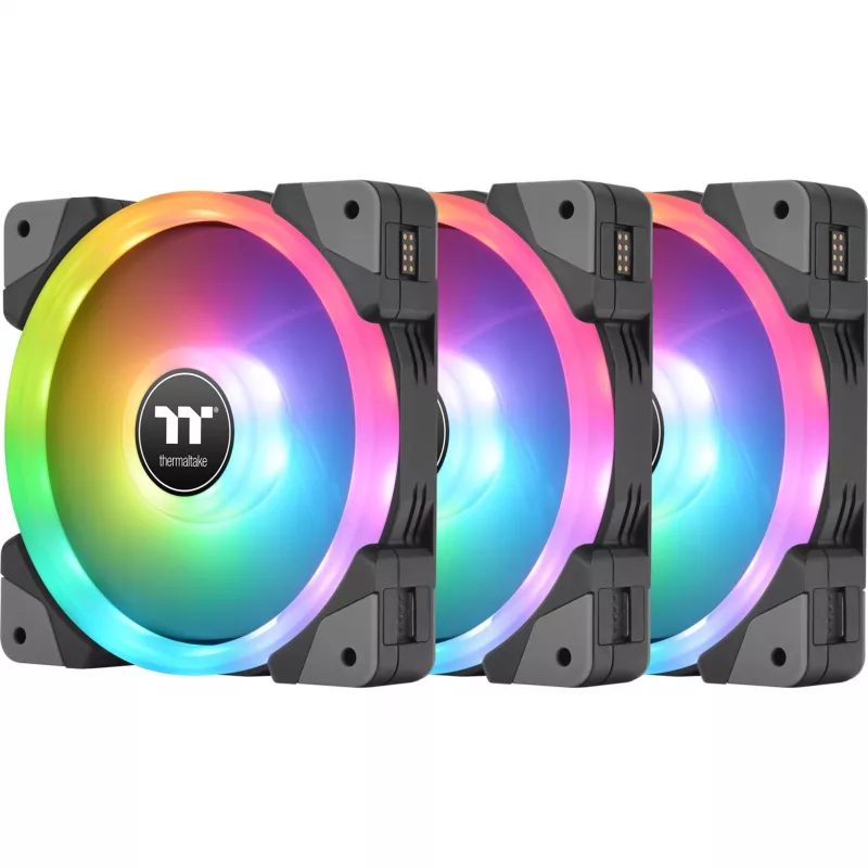 Thermaltake SWAFAN EX12 ARGB 120mm Reverse Blade 3-Pack - Black