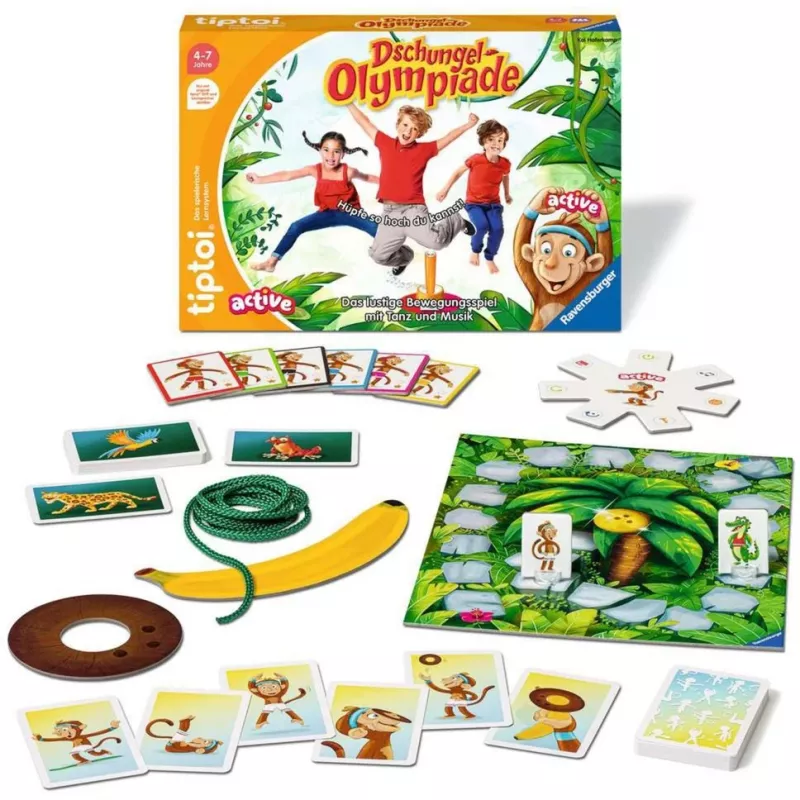 tiptoi ACTIVE Dschungel-Olympiade, Board Game