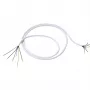 Power cable Bachmann 119.280, white, 1.5 m, 250 V, 16 A