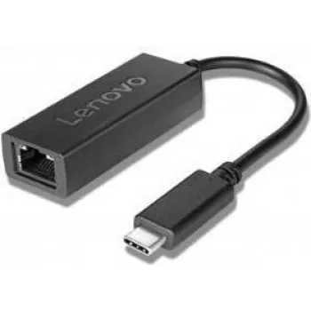 USB-C to Ethernet adapter Lenovo 03X7205 — Gigabit Ethernet, USB-C connection