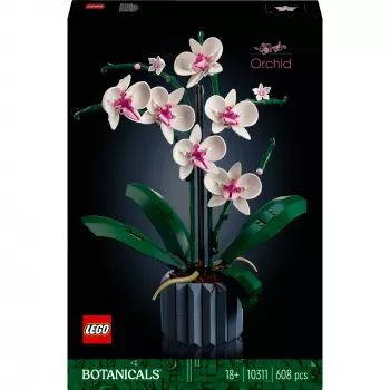 LEGO 10311 Icons Orchid Artificial Plant Building Set with Flowers Home Décor Accessory for Adults Botanical Collection Gifts for Wife or Husband