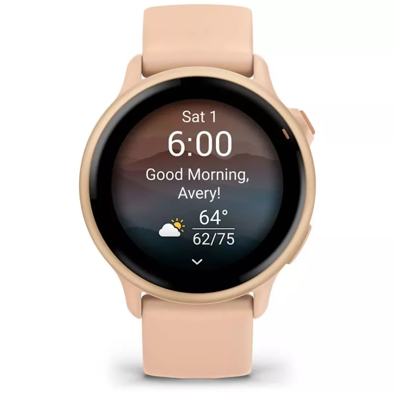 Garmin vívoactive 6 3.05 cm (1.2) AMOLED 42 mm Digital 390 x 390 pixels Touchscreen Pink Wi-Fi GPS (satellite)