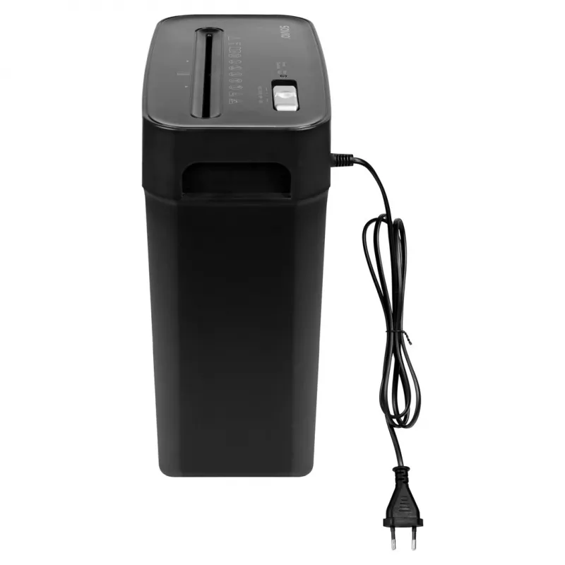 Paper shredder SAVIO ND-01, cross-cut 4 x 32 mm, 11 L bin, 230 W, black, 72 dB
