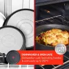 TEFAL Pot Set, 4 pcs | L7649453 Ingenio Ultimate | 16/18/20 cm | Aluminum | Black
