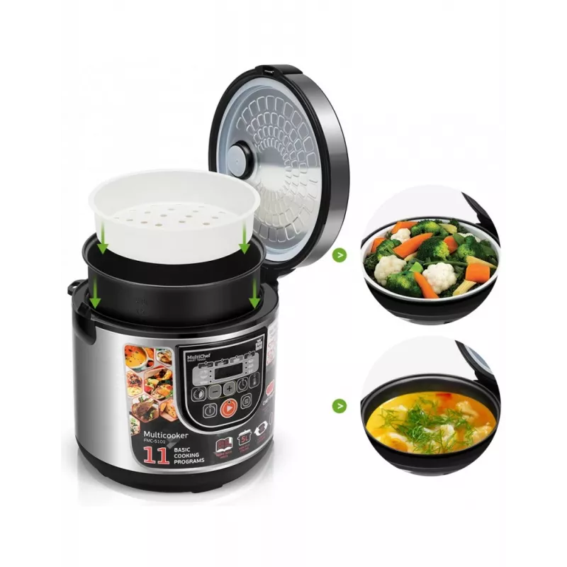 Forme FMC-5101 is a multicooker with a capacity of 5 liters and a power of 860 W.