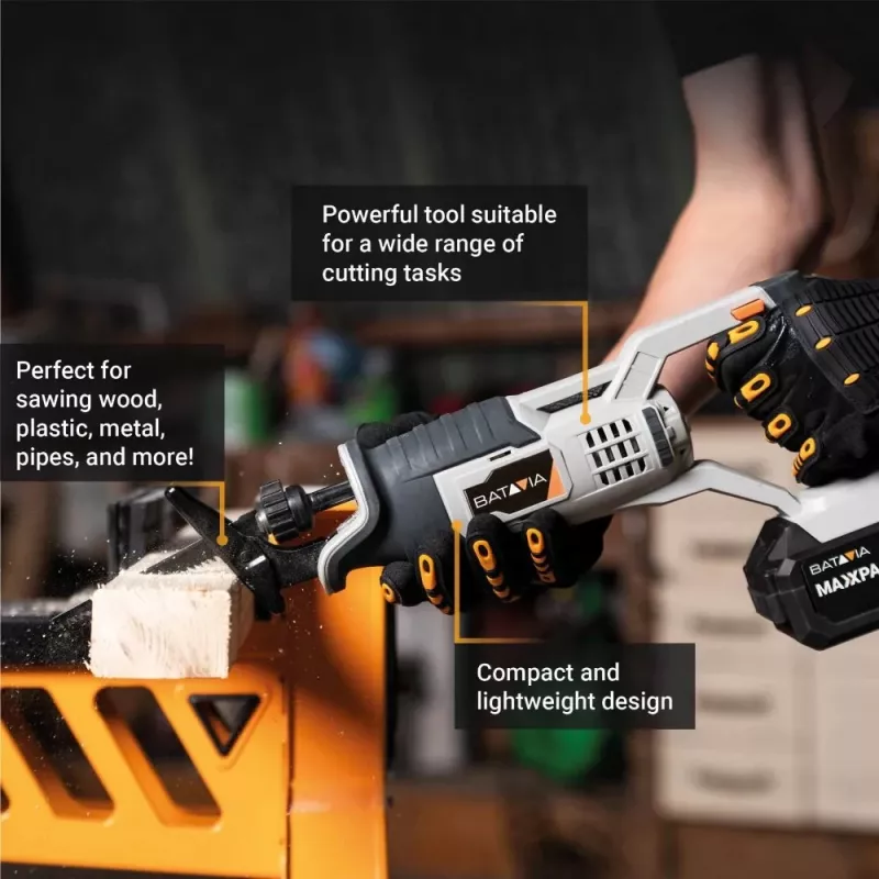 Batavia B.V. | 18V Cordless Reciprocating Saw - Without Battery and Charger