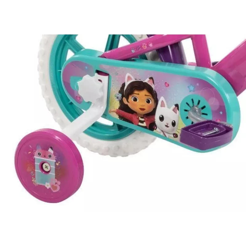 Children's bicycle HUFFY GABBI 12 inch wheel, pink, coaster brake, training wheels, foam tires