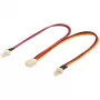 Wentronic Goobay Internal PC-Power Cable - 2x 3-pin. Plug > 3-pin. Socket (93880)