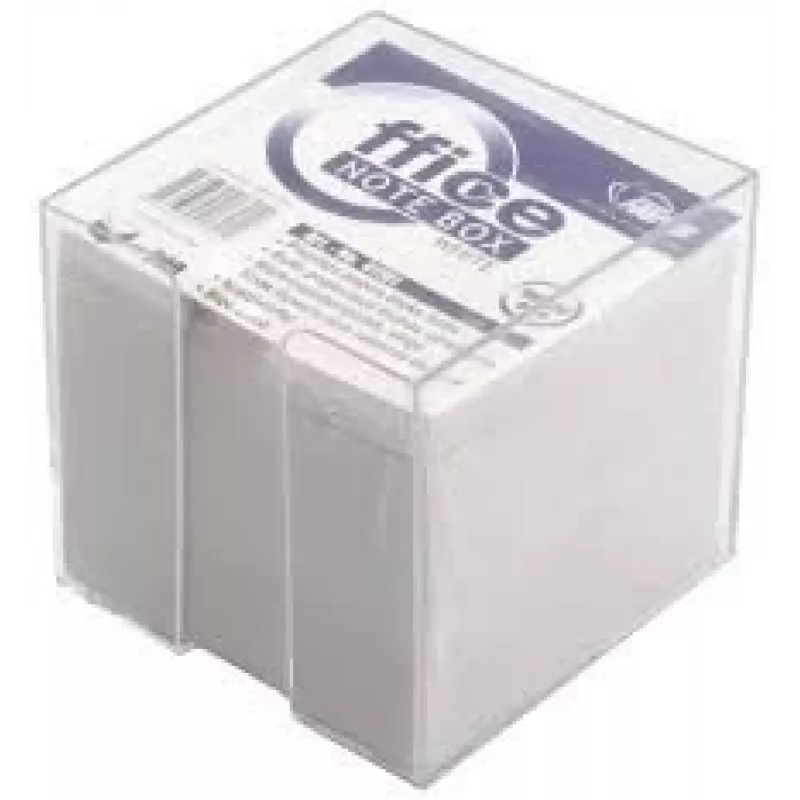 Notes Forpus, 9x9 cm, white, Not glued, with cover (800) 0716-005