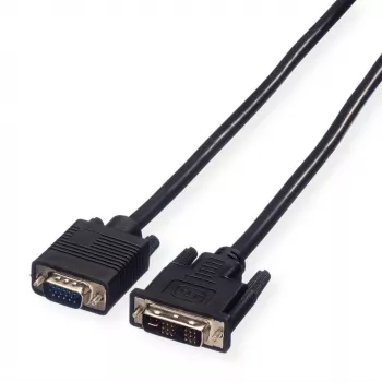 VALUE DVI-VGA Cable, DVI (12+5) ST - VGA ST 3,0m (11.99.5430)