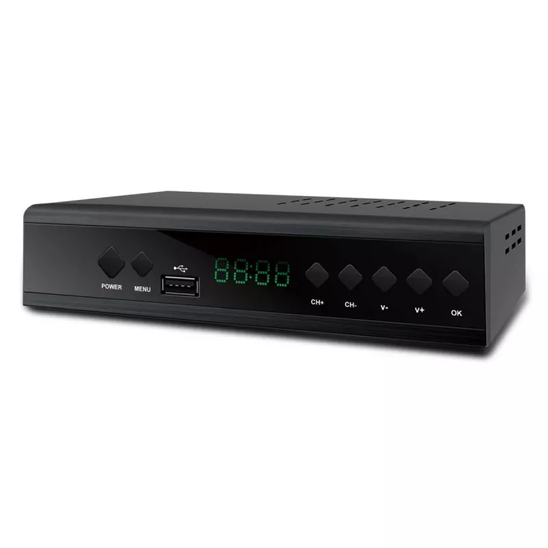 Extralink Home Tuner DVB-T2 Digital TV Decoder H.265 HEVC FULL HD USB HDMI + Remote Control