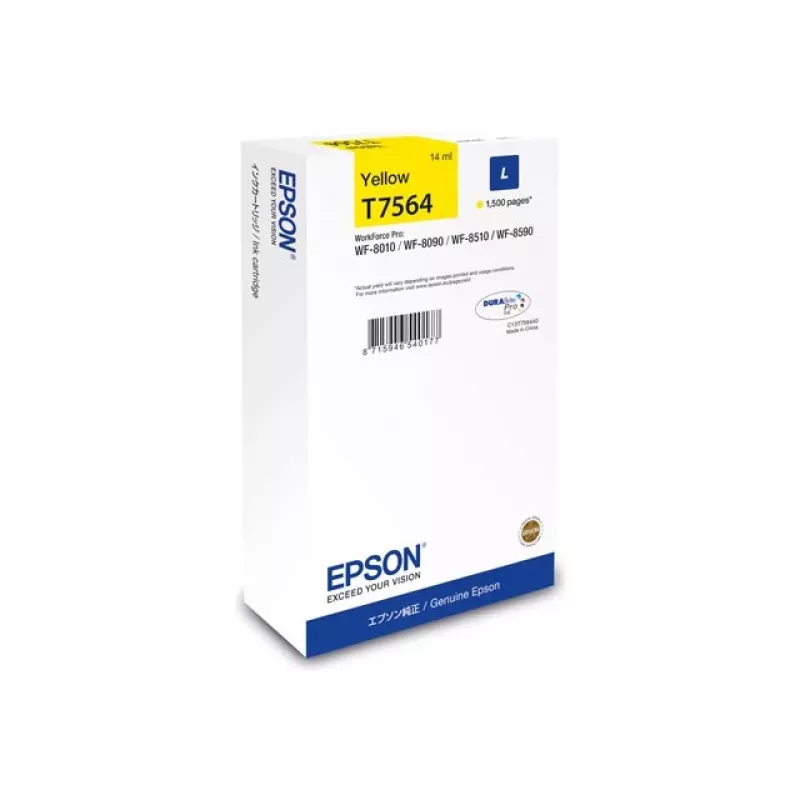 Epson C13T75644N ink cartridge 1 pc(s) Original High (L) Yield Yellow