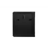 Lanberg WF01-6409-10B 9U Wall-Mounted Rack Cabinet 600x450mm Black with Glass Door