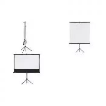Projection screen Franken X-tra!Line LWST215, format 1:1, image 1500×1500 mm, portable stand screen