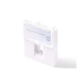 Wall Outlet Lanview LKS835 45x45 mm 1‑Port Ethernet