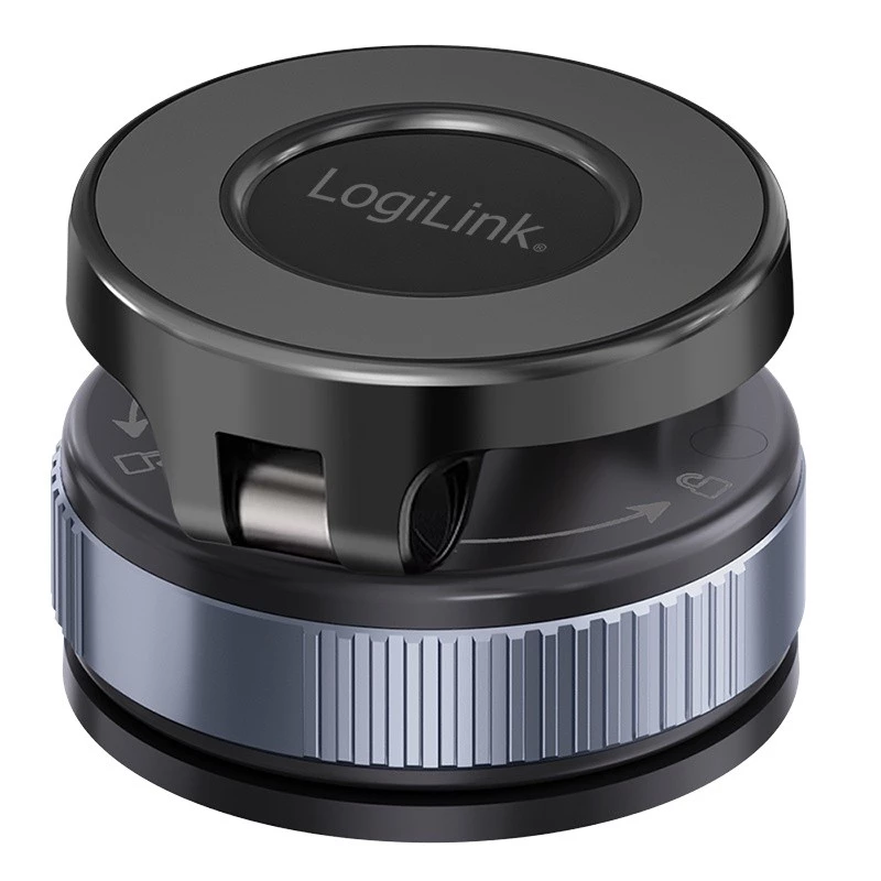 Magnetic smartphone hole r with vacuum suction