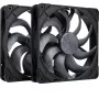 Noctua NF-A14x25 G2 PWM Sx2-PP chromax.black 140mm Dual Fan Set