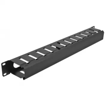 Cable management panel DeLOCK 19 inch 66550 black 1U