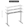 Adjustable Height Table Frame Up Up Bjorn, Gray