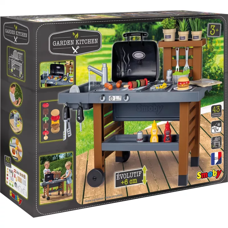 Garten Kitchen, Play Kitchen Grey/brown
