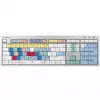 Keyboard Logickeyboard ALBA Universal USB AZERTY French Silver