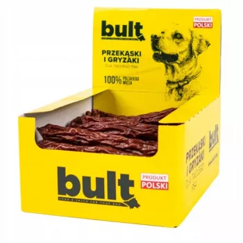 Dog treat BULT Beef Sausages 40g — beef-flavored natural dog snack, 40 g single pack, protein 39.8%, fat 35.2%