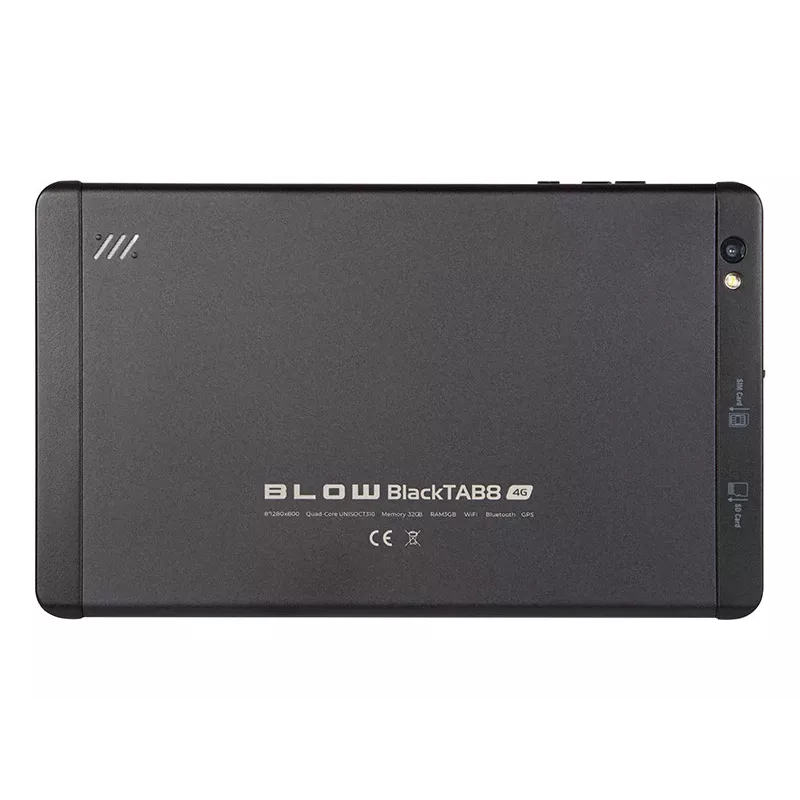 Tablet BLOW BlackTAB8 8 inch 4G LTE, 3GB RAM, 32GB eMCP, Android 14, IPS 1200×1920, MicroSD
