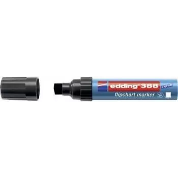 Flipchart marker Edding 388 black, tip 4–12 mm, permanent ink