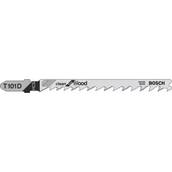 Jigsaw blade Bosch T 101 D Clean for Wood