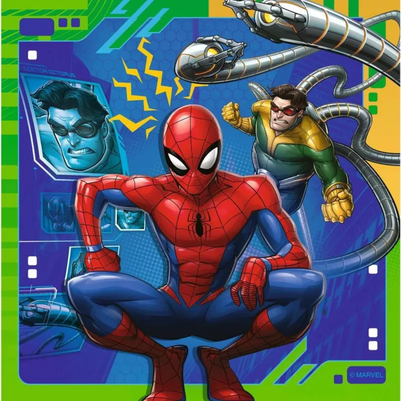 Puzzle 3x49 pieces Spiderman