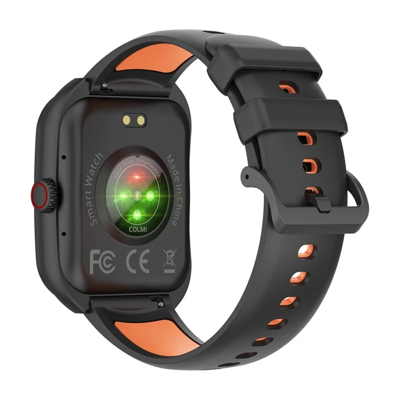 Smartwatch Colmi P86 Black with Heart Rate Monitor, Waterproof