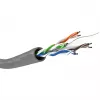 Wentronic Goobay CAT 6 Network Cable, U/UTP, Grey, 100 m - CCA, AWG 24/7 (stranded), PVC (93884)