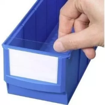 Label set Allit ProfiPlus Model 456596 — white labels for shelf and storage boxes
