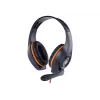 Wired gaming headset GEMBIRD GHS-05-O, circumaural, 20–20000 Hz, 2 m cable, 250 g, orange/black