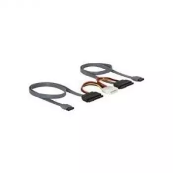 SATA All-in-One cable DeLOCK 84239 for 2x HDD 0.5 m