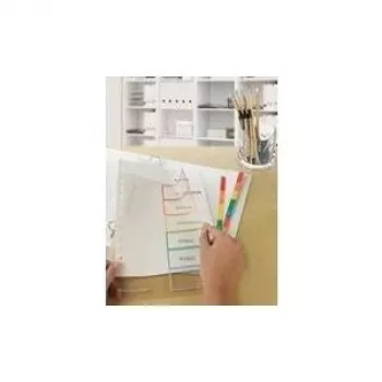 Index dividers AVERY ReadyIndex PP 6 tabs A4 transparent