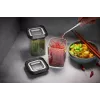 Set of 4 airtight and stackable containers GEFU G-12806, food storage containers, reusable