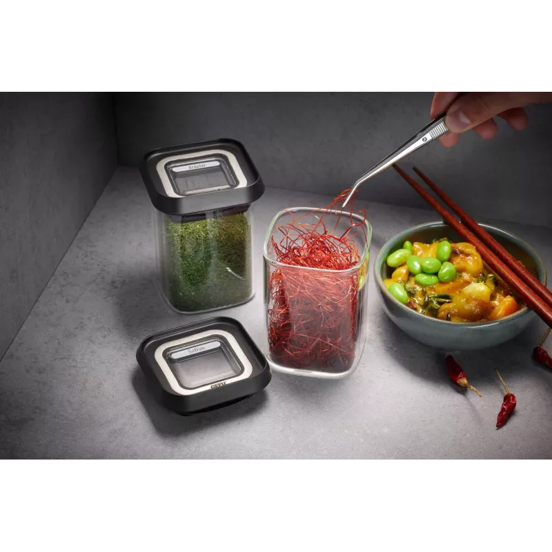 Set of 4 airtight and stackable containers GEFU G-12806, food storage containers, reusable
