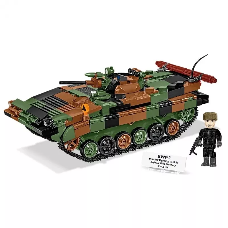 Block set Cobi Armed Forces BWP-1 2630 — Polish/Ukrainian amphibious infantry fighting vehicle model set