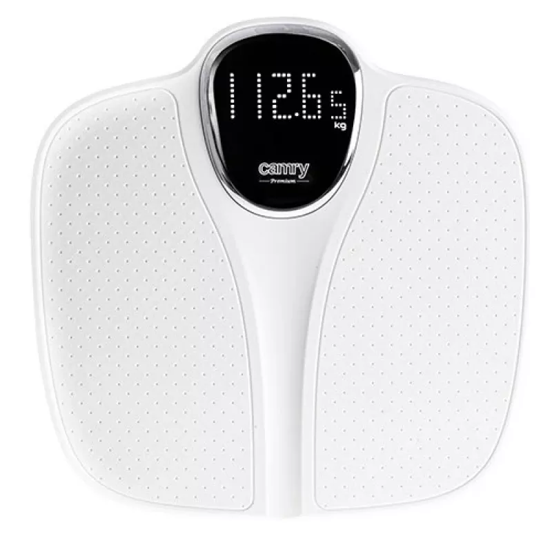 Bathroom scale Camry CR 8171w — digital scale, max 180 kg, 50 g accuracy, BMI measurement, white