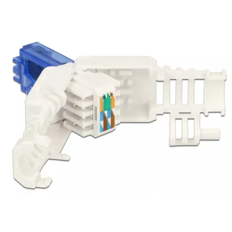 Wire Connector RJ-45 DeLOCK 86417 Blue White