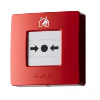 Manual Call Point Ajax 60815 Red — fire alarm break glass call point, surface mount