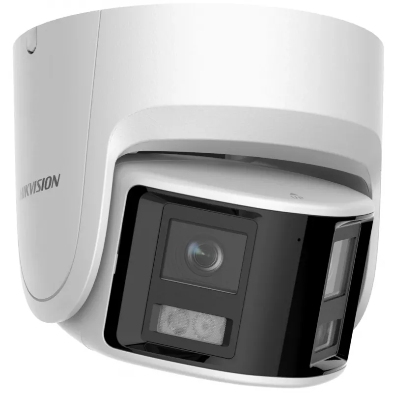 IP security camera Hikvision DS-2CD2346G2P-ISU/SL 4MP turret, 2.8 mm lens, 180° FOV, IR 30 m, IP67, PoE/DC