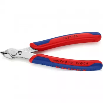 Knipex Super-Knips 78 23 125 electronics and precision mechanics cutting pliers without bevel 125 mm