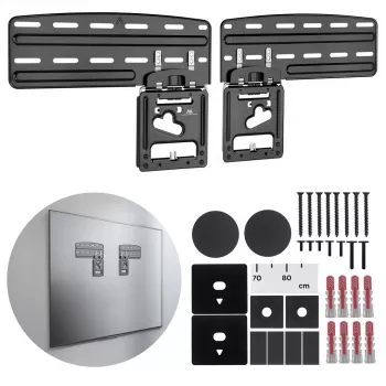 Maclean TV bracket, compatible with Samsung QLED TVs, 43-85, max. 60kg, MC-806 N